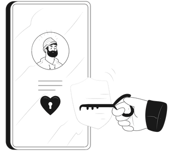 accounts security protection safety privacy lock login key profile account dating